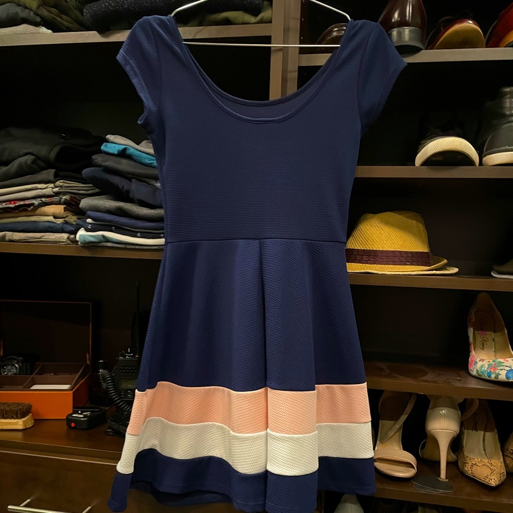 Navy blue party dress